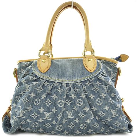 louis vuitton denim cabby mm blue|Louis Vuitton Denim Neo Cabby MM .